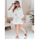 Ladies white summer dress Lyvonne EY2613 - For women Ladies white summer dress Lyvonne EY2613