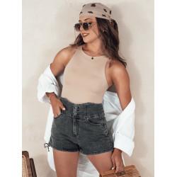 Moteriški juodi džinsiniai šortai Jeanlove Moteriški juodi džinsiniai šortai Jeanlove