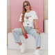 Czarny T-shirt damski Classy RY2874 - Koszulki Czarny T-shirt damski Classy RY2874