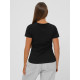 Women's black T-shirt Fact JS/96T690/3 - T-shirt Women's black T-shirt Fact JS/96T690/3