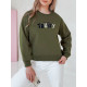 Women's khaki jumper Trusty BY1409 - Jumpers Women's khaki jumper Trusty BY1409