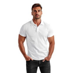Vyriški balti polo marškinėliai Casual Vyriški balti polo marškinėliai Casual