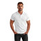 Vyriški balti polo marškinėliai Casual