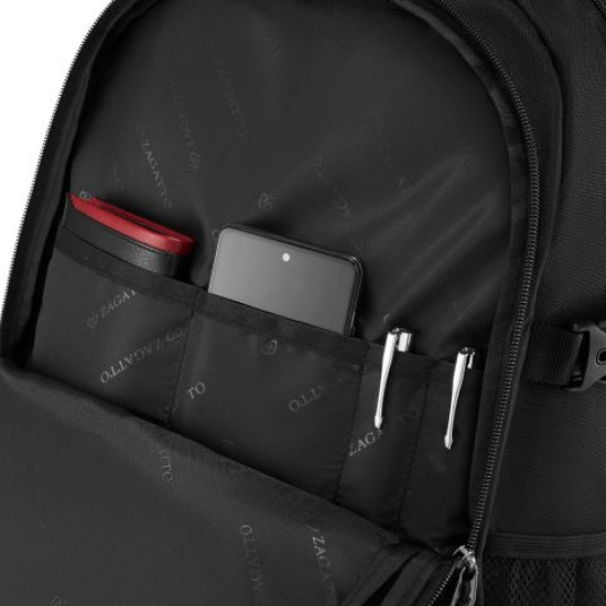 Wanderlust Black Travel Backpack for Airplane ZG940 - Accessories Wanderlust Black Travel Backpack for Airplane ZG940