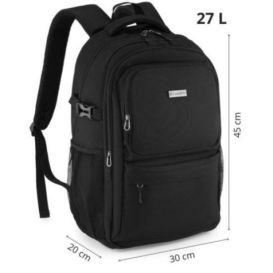 Wanderlust Black Travel Backpack for Airplane ZG940 - Accessories Wanderlust Black Travel Backpack for Airplane ZG940