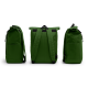 Dark green backpack Styling PK4049 - Accessories for men Dark green backpack Styling PK4049