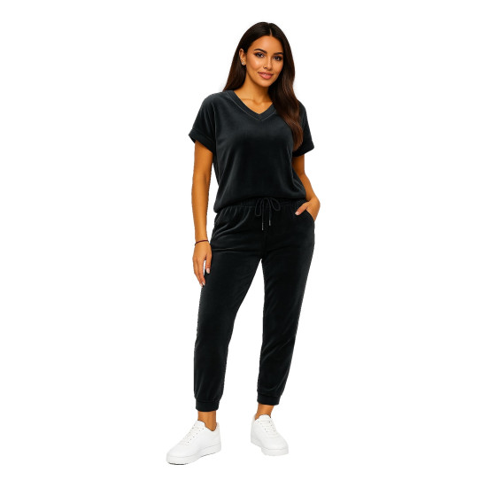 Women's black sports suit Pretox JS/35C1611/3 - For women Women's black sports suit Pretox JS/35C1611/3