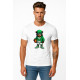 Men's white Bear shirt with ball-jumper PK4019 - Notes for men Men's white Bear shirt with ball-jumper PK4019