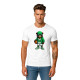 Men's white Bear shirt with ball-jumper PK4019