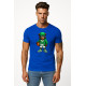 Men's blue Bear shirt with ball-jumper PK4019 - Notes for men Men's blue Bear shirt with ball-jumper PK4019