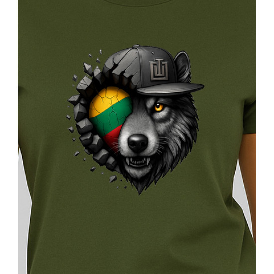 Women's khaki shirt Wolf grey PK4029 - Notes for women Women's khaki shirt Wolf grey PK4029
