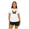 Damska biała koszulka Butterfly