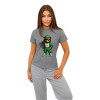 Damski szary T-shirt Bear