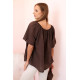 Women's brown blouse Palmira 33207 - For women Women's brown blouse Palmira 33207