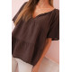 Women's brown blouse Palmira 33207 - For women Women's brown blouse Palmira 33207