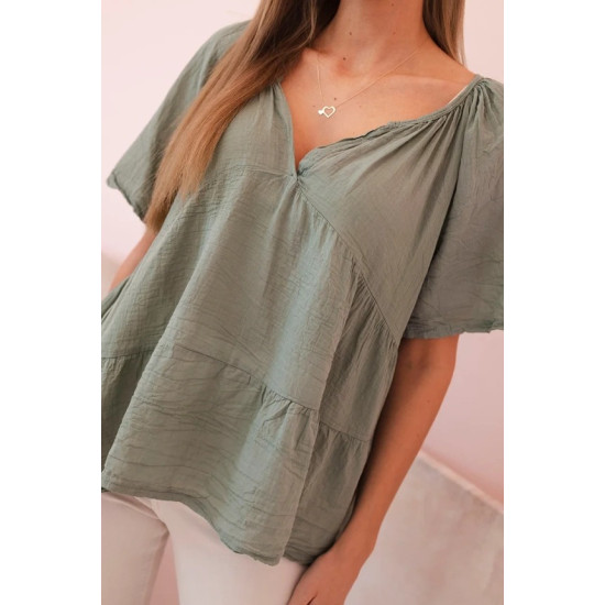 Naisten khaki pusero Palmira 33205 - Naisille Naisten khaki pusero Palmira 33205