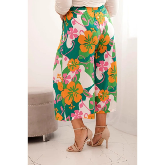Women's trousers with orange detail Bali 33248 - For women Women's trousers with orange detail Bali 33248