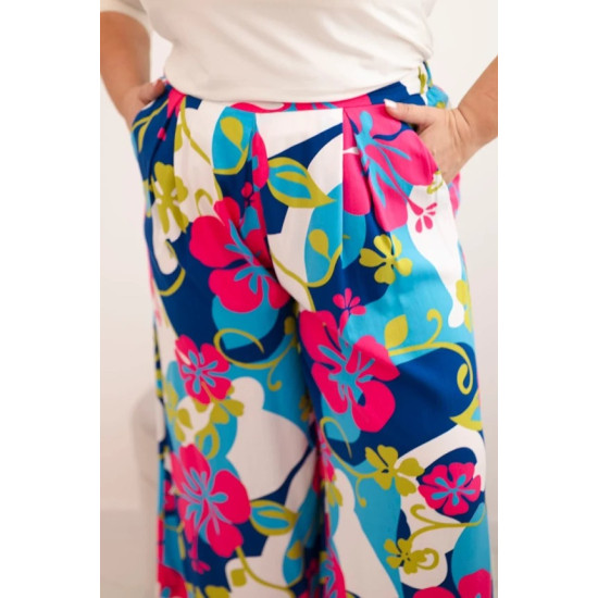 Women's trousers with pink detail Bali 33250 - For women Women's trousers with pink detail Bali 33250