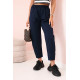 Women's dark blue trousers Punto 32155 - Jeans and Trousers Women's dark blue trousers Punto 32155
