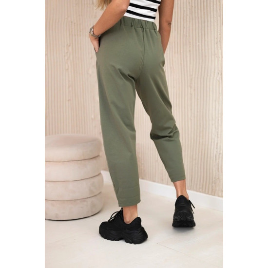 Women's khaki trousers Punto 30995 - Jeans and Trousers Women's khaki trousers Punto 30995