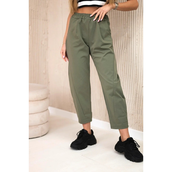Women's khaki trousers Punto 30995 - Jeans and Trousers Women's khaki trousers Punto 30995
