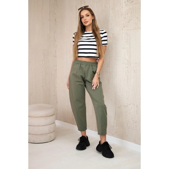 Women's khaki trousers Punto 30995 - Jeans and Trousers Women's khaki trousers Punto 30995