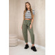 Women's khaki trousers Punto 30995 - Jeans and Trousers Women's khaki trousers Punto 30995