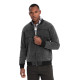 Men's bomber jacket in black Norvi V2 OM-JADJ-0163 - For men Men's bomber jacket in black Norvi V2 OM-JADJ-0163