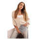 Brown floral pattern sweater Kotri 33432 - For women Brown floral pattern sweater Kotri Women's sweaters