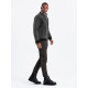 Men's bomber jacket in black Norvi V2 OM-JADJ-0163 - For men Men's bomber jacket in black Norvi V2 OM-JADJ-0163