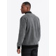 Miesten bomber-tyylinen harmaa takki Norvi V1 OM-JADJ-0163 - Miehille Miesten bomber-tyylinen harmaa takki Norvi V1 OM-JADJ-0163