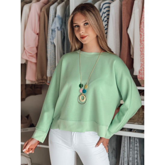 Women's mint blouse with pendant Nubiss RY2801 - For women Women's mint blouse with pendant Nubiss RY2801