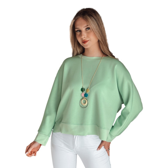 Women's mint blouse with pendant Nubiss RY2801 - For women Women's mint blouse with pendant Nubiss RY2801