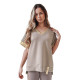 Women's oversized brown shirt Shine RY2911 - For women Women's oversized brown shirt Shine RY2911