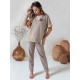 Women's oversized brown shirt Shine RY2911 - For women Women's oversized brown shirt Shine RY2911