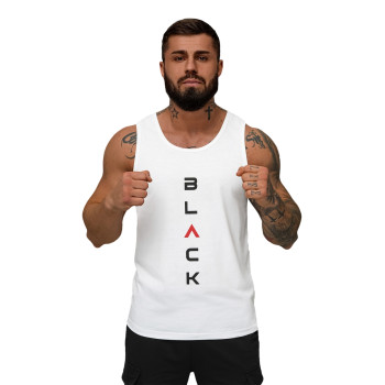 Мужские белые майки без рукавов Back
