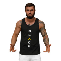 Vyriški juodi berankoviai marškinėliai Back Vyriški juodi berankoviai marškinėliai Back
