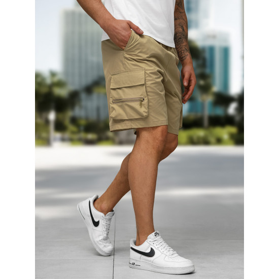 Miesten ruskeat shortsit Devon JS/27K6538/6 - Lyhytelokuvat | Sillat Miesten ruskeat shortsit Devon JS/27K6538/6