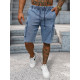 Miesten denim vaaleansiniset shortsit Walker NB/MP0313BC - Lyhytelokuvat | Sillat Miesten denim vaaleansiniset shortsit Walker NB/MP0313BC