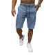 Miesten denim vaaleansiniset shortsit Walker NB/MP0313BC - Lyhytelokuvat | Sillat Miesten denim vaaleansiniset shortsit Walker NB/MP0313BC