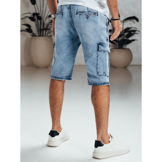 Męskie niebieskie spodenki jeansowe Efect SX2553 - Dla mężczyzn Męskie niebieskie spodenki jeansowe Efect SX2553