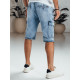 Męskie niebieskie spodenki jeansowe Efect SX2553 - Dla mężczyzn Męskie niebieskie spodenki jeansowe Efect SX2553