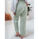 Women's mint coloured casual trousers Fiona UY2644 - Jeans and Trousers Women's mint coloured casual trousers Fiona UY2644