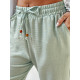 Women's mint coloured casual trousers Fiona UY2644 - Jeans and Trousers Women's mint coloured casual trousers Fiona UY2644
