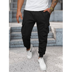 Vyriškos juodos sportinės kelnės Bost
