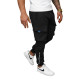 Men's black tracksuit trousers Bost O/FF5026