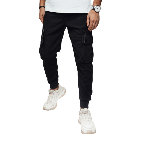 Vyriškos juodos kelnės Rosko UX4465 - Kelnės Vyriškos juodos kelnės Rosko UX4465