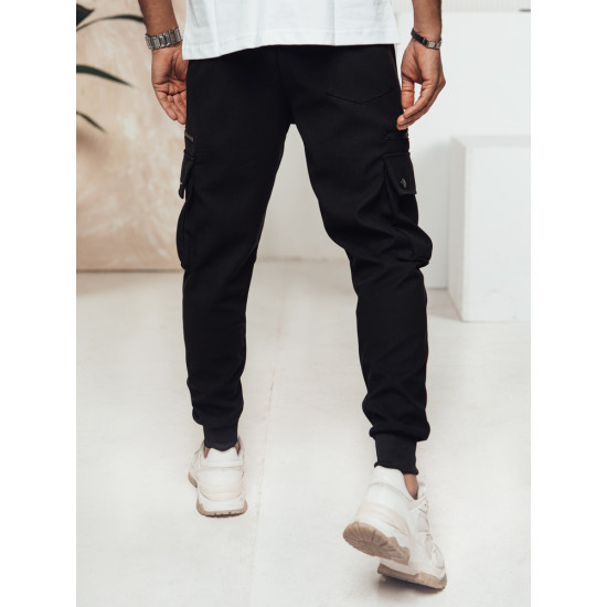 Vyriškos juodos kelnės Rosko UX4465 - Kelnės Vyriškos juodos kelnės Rosko UX4465