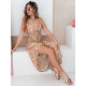 Flori long dress for women with purple flowers EY2637 - Dresses and tunics Flori long dress for women with purple flowers EY2637