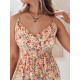 Flori long dress for women with purple flowers EY2637 - Dresses and tunics Flori long dress for women with purple flowers EY2637